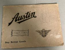 Automobilia: An Austin Motor Co Ltd Brochure