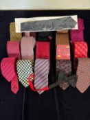A selection of gentleman ties to include Etro Paul Costelloe and Turnbull