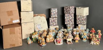 A selection of boxed and unboxed Cherished Teddy figures