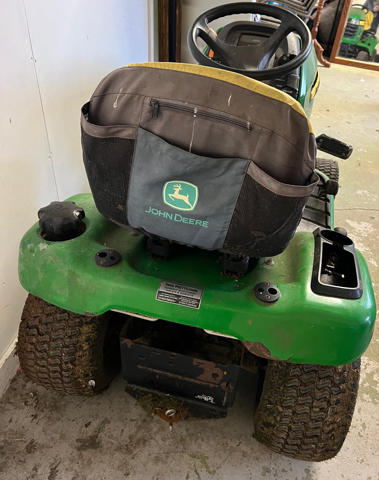 John Deere X300ride on mower - Image 2 of 8