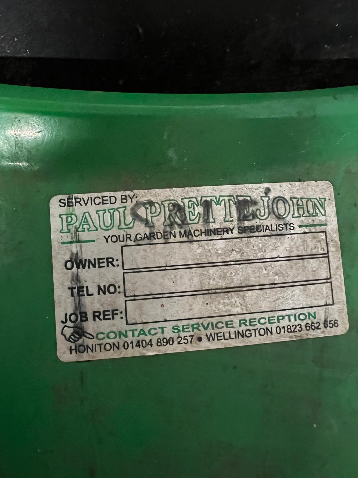 John Deere X300ride on mower - Image 7 of 8