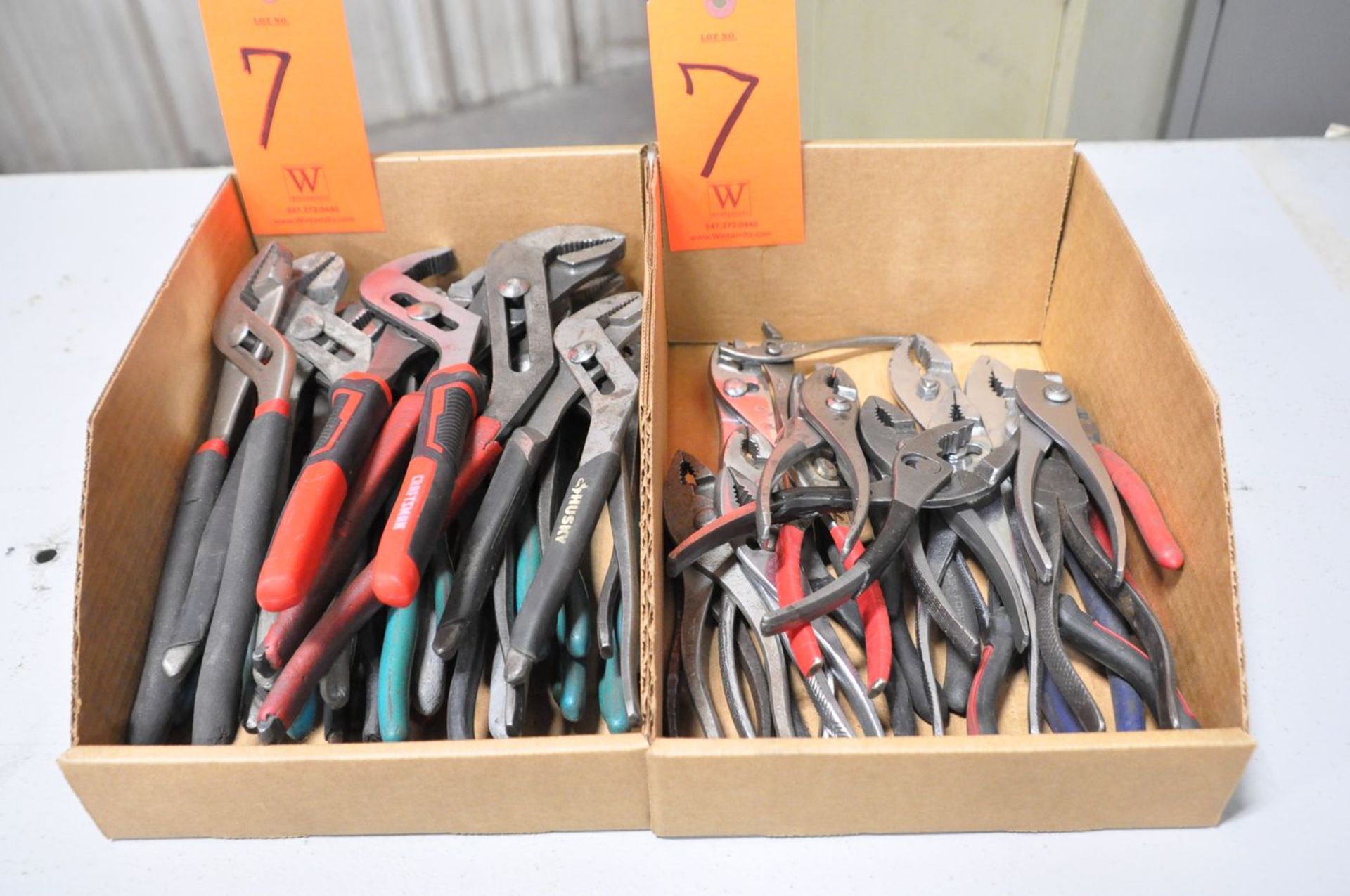 Lot - Adjustable Pliers, in (2) Boxes