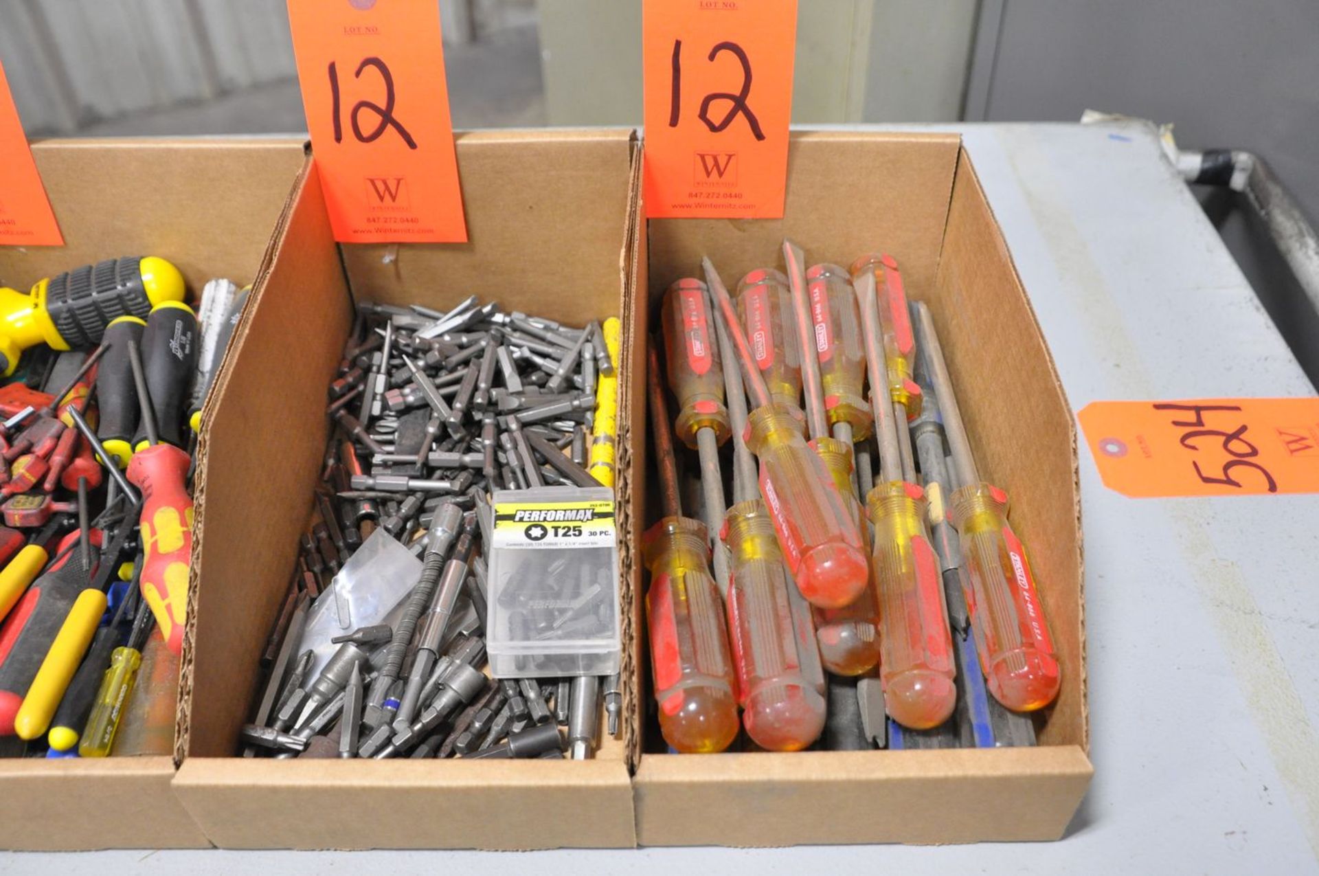 Lot - Screwdriver Bits, Pin Popper Tools, Split Blade Screwdrivers and Torx Drivers, in (4) Boxes - Image 3 of 3
