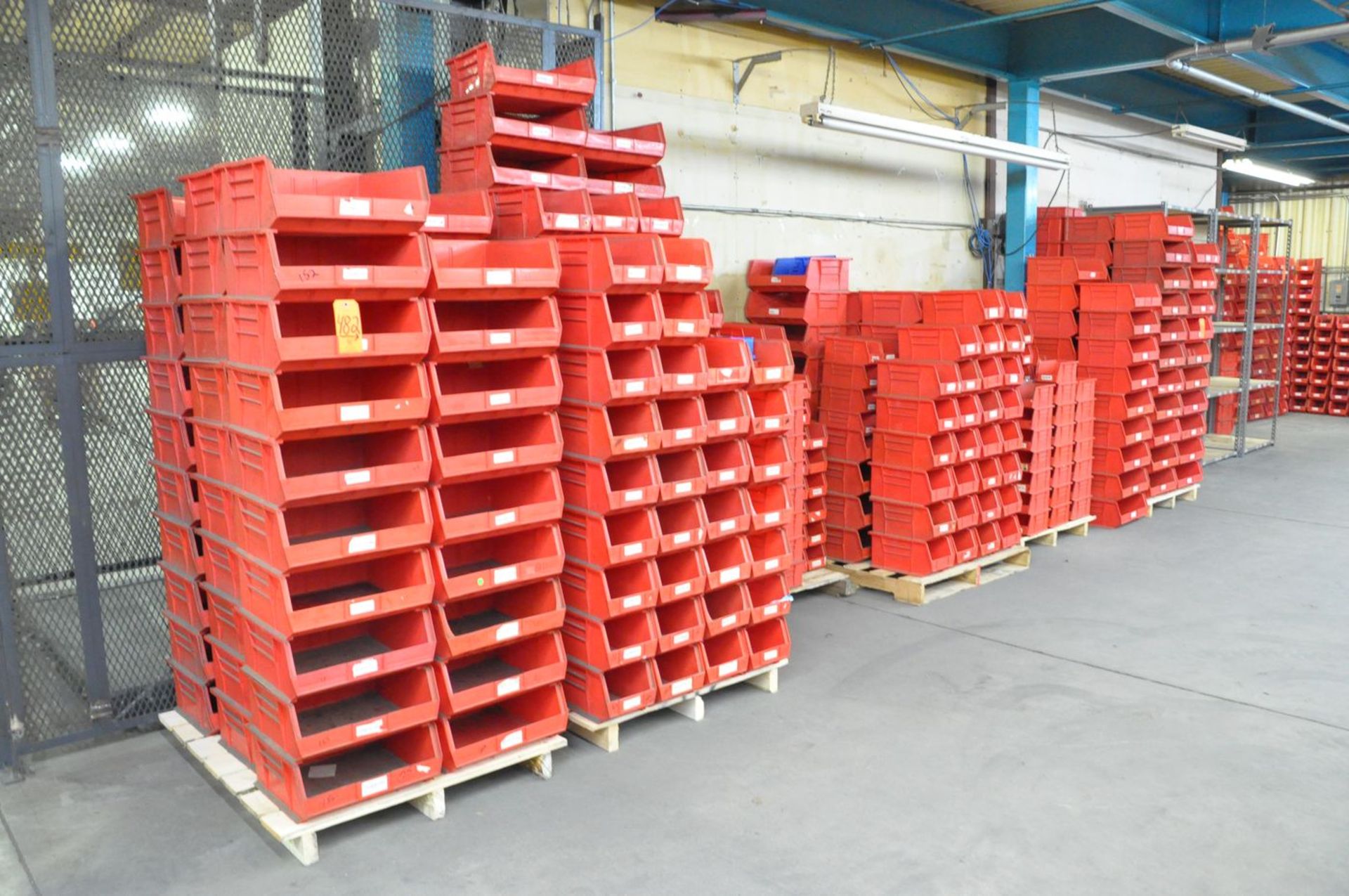 Lot - Akro and Uline Brand Stackable and Hangable Plastic Parts Bins on (6) Pallets, to Include: 4- - Image 2 of 2