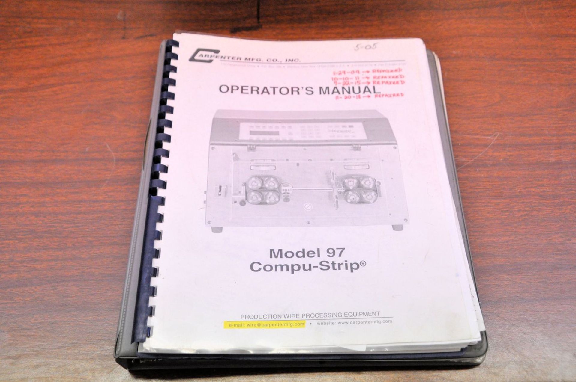 Carpenter Model 97 Compu-Strip Wire Cutter, S/N: 9700234 (2005); - Image 5 of 5