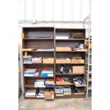 Lot - Office Supplies, on (3) Bookcases