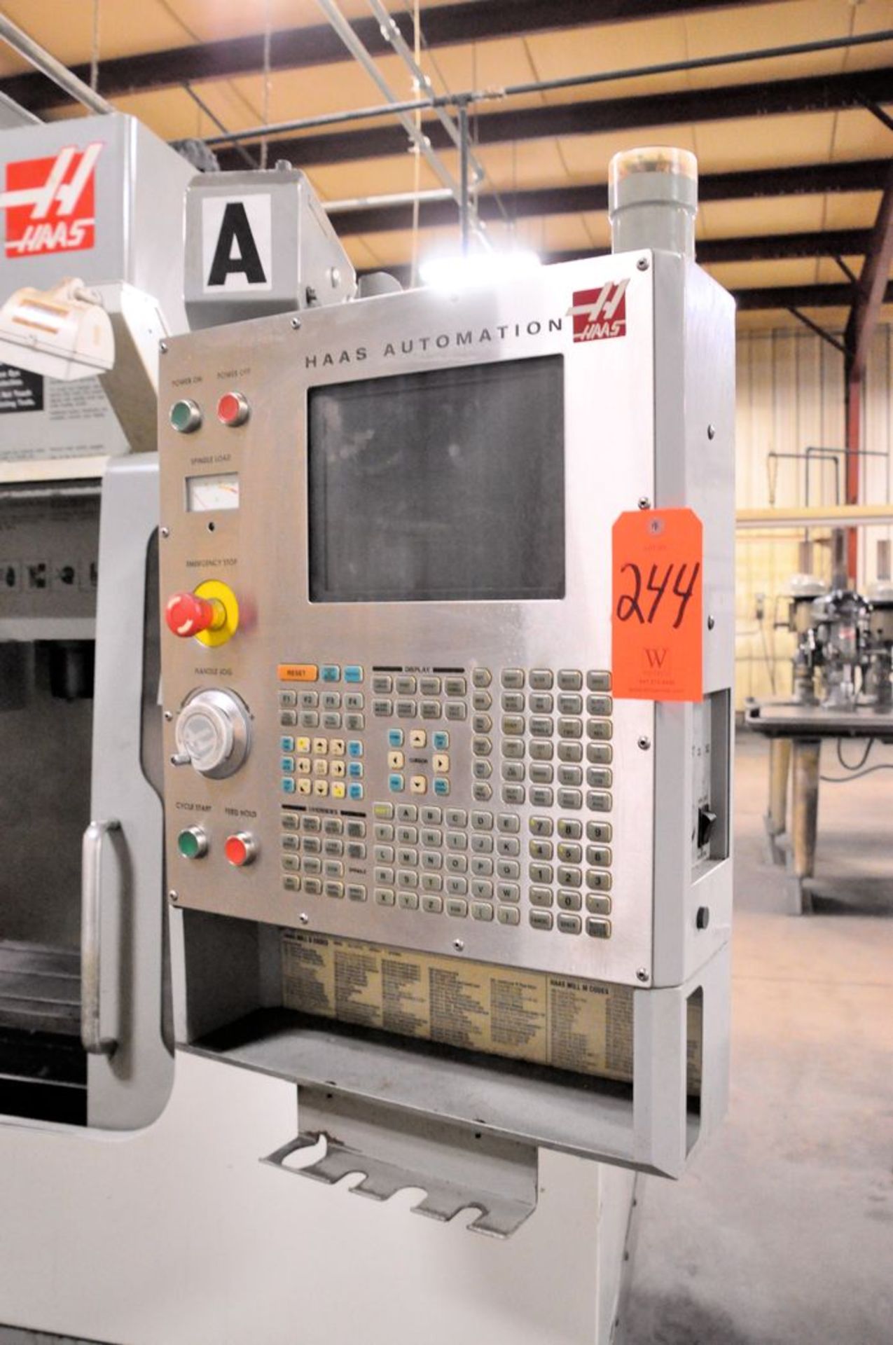 Haas Model VF-2D CNC Vertical Machining Center, S/N: 43534 (2005); with 36 in. x 16 in. (approx.) - Image 3 of 8