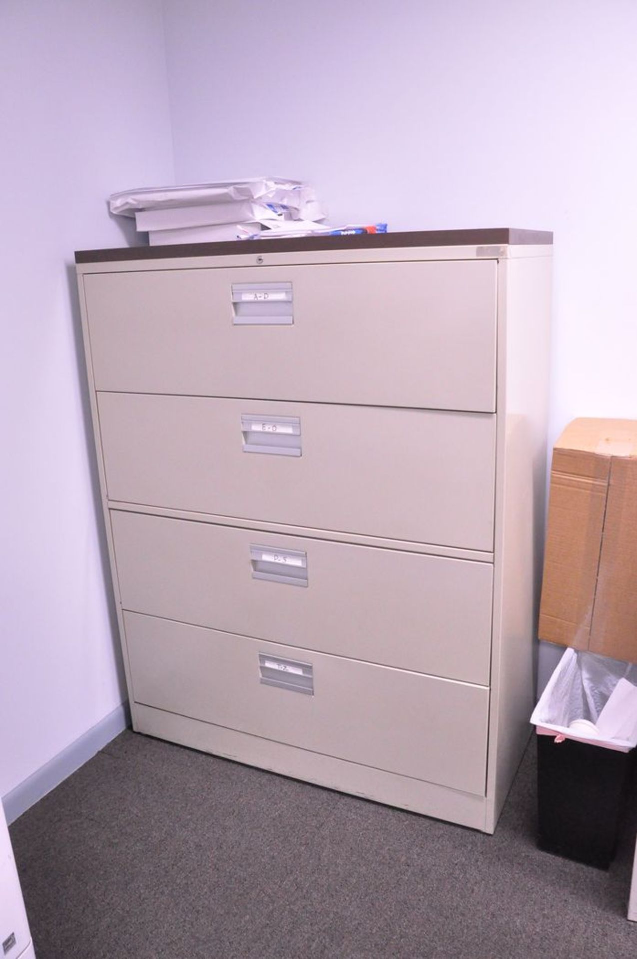 Lot - (3) Desks, (2) 2-Drawer Lateral File Cabinets and (1) 4-Drawer Lateral File Cabinet - Image 3 of 5