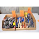 Lot - Razor Knives, Deburring Tools and Punches, in (3) Boxes