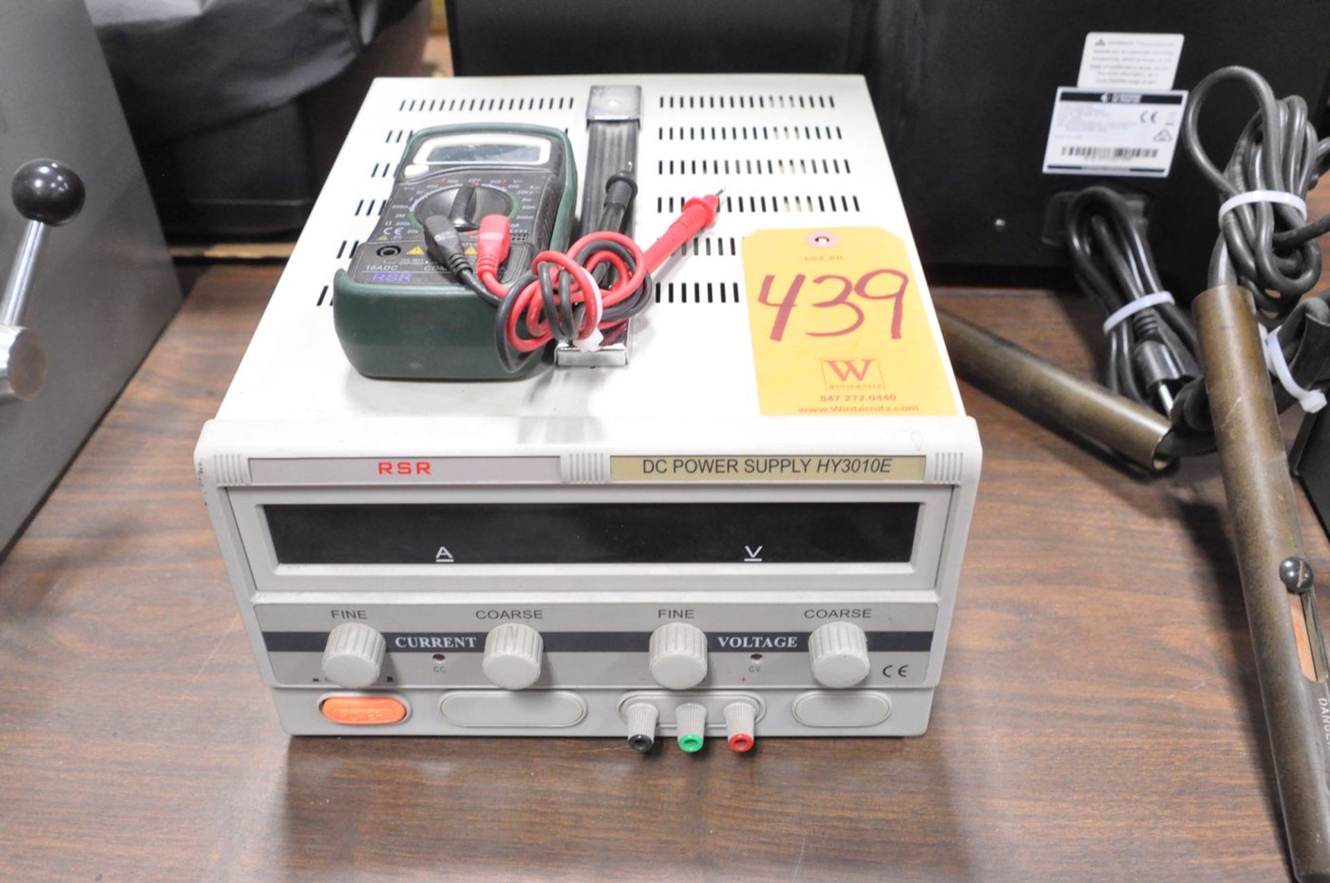 RSR Model HY3010E DC Power Supply, with Voltage Tester