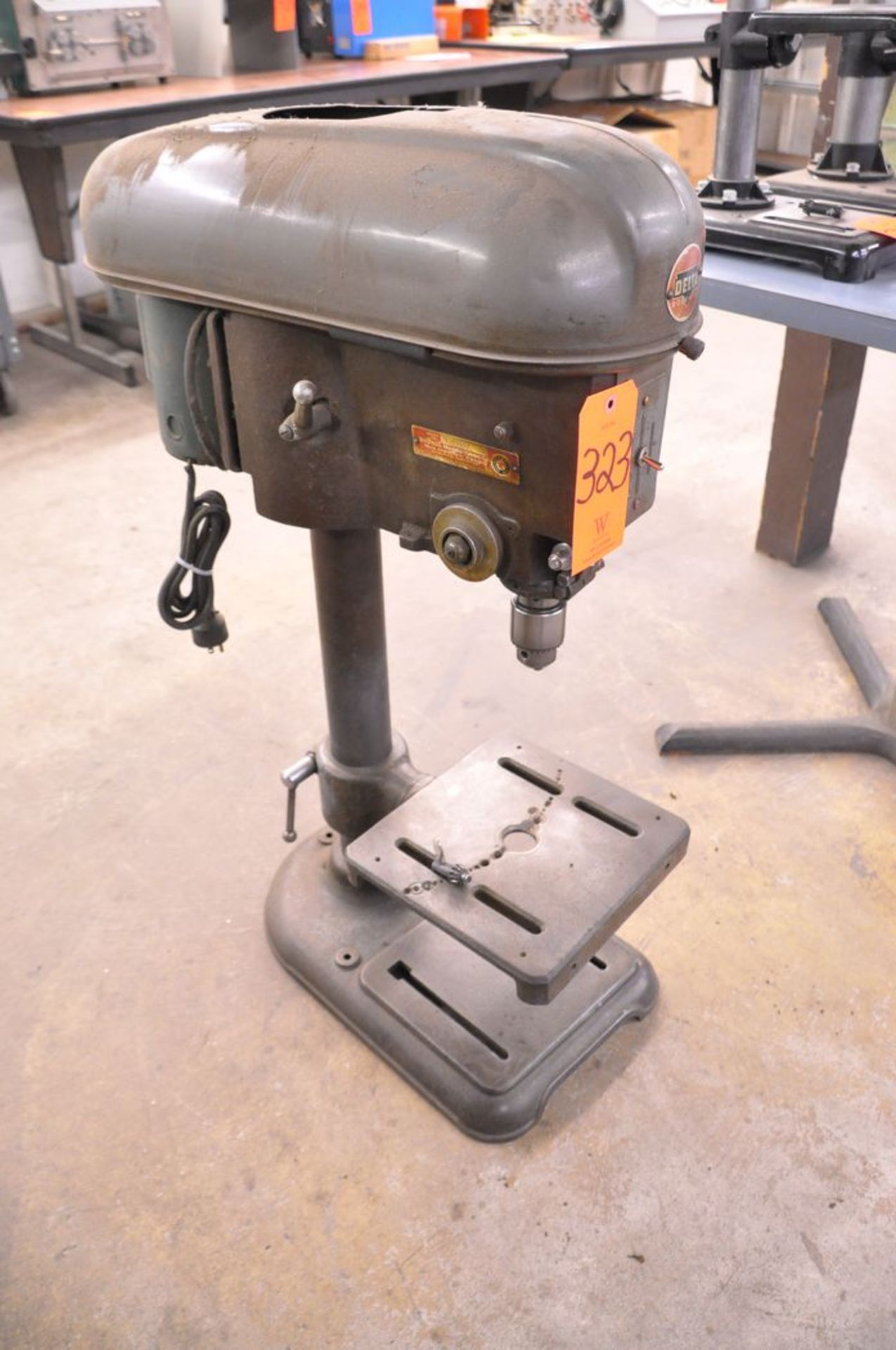 Delta Rockwell 15 in. Bench-Top Drill Press, S/N: 121-8550; with 10 in. x 10 in. Work Table, - Image 4 of 5