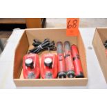 Lot - (2) Milwaukee 1/4 in. Cat. No. 2101-20 4-V Cordless Hex Screwdrivers, with (4) Batteries
