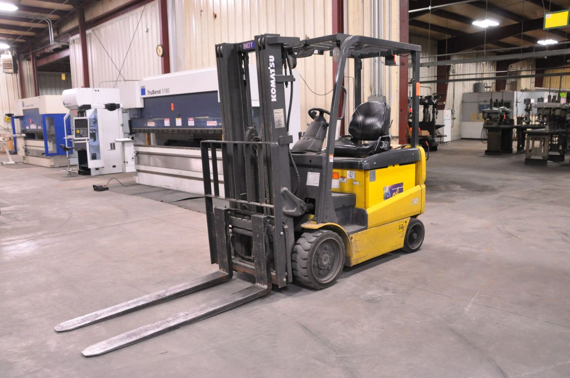 Komatsu 5,550 lb. Cap. Model FB30SH-6 Series ES-30 Electric Fork Lift Truck, S/N: 92038A (2017);