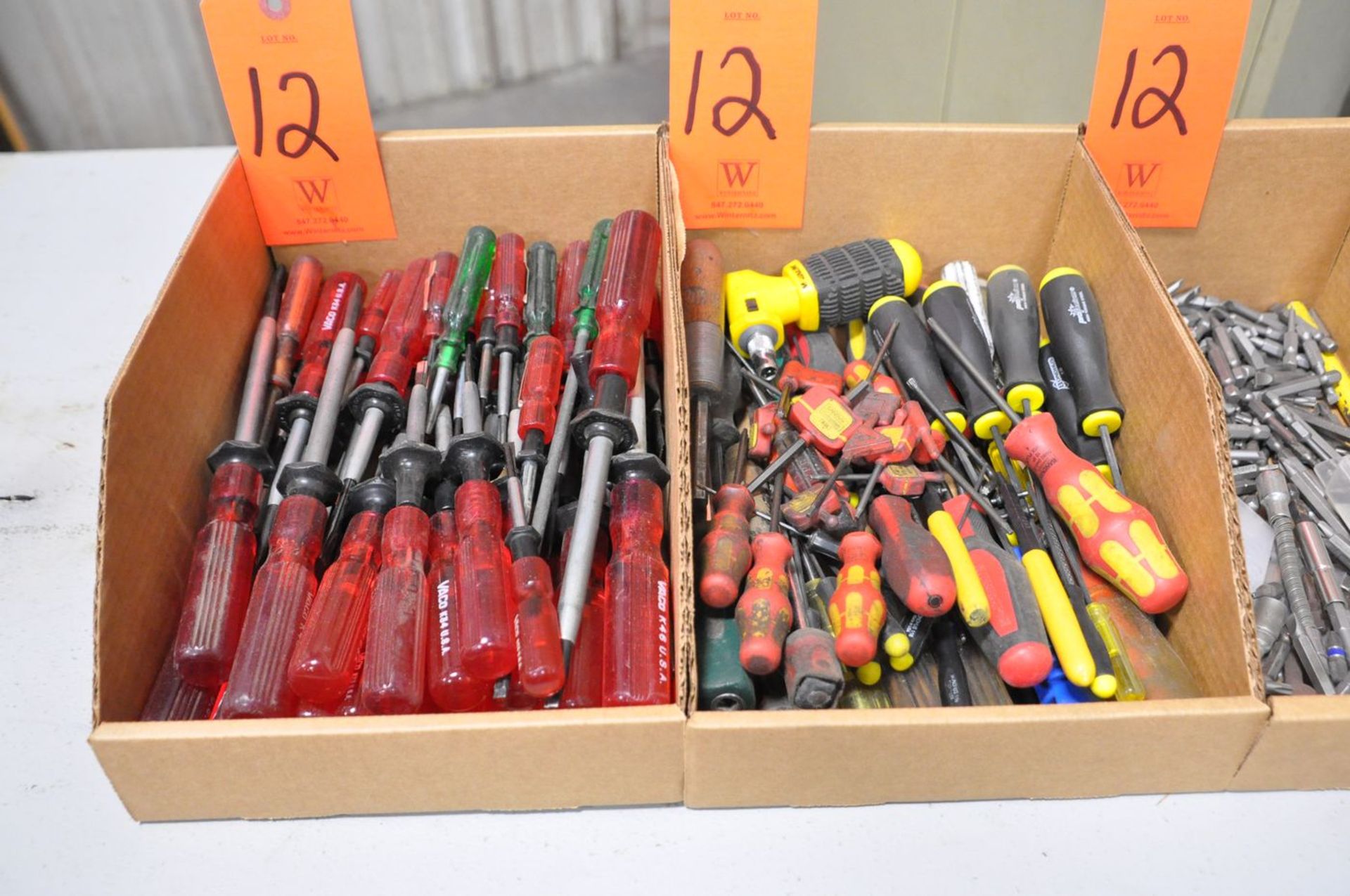 Lot - Screwdriver Bits, Pin Popper Tools, Split Blade Screwdrivers and Torx Drivers, in (4) Boxes - Image 2 of 3