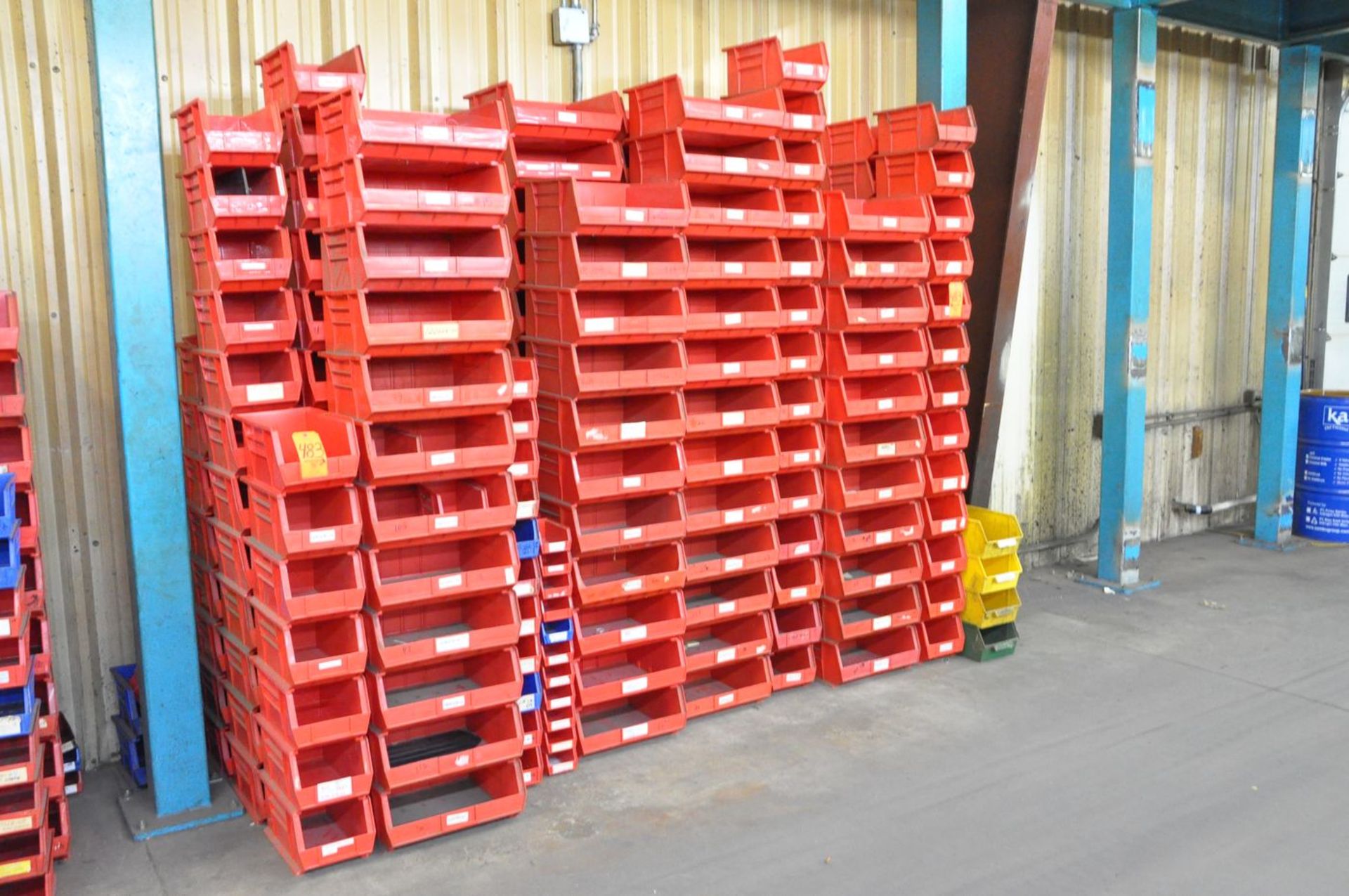 Lot - Akro and Uline Brand Stackable and Hangable Plastic Parts Bins, to Include: 4-1/2 in. Wide x - Image 2 of 2