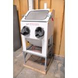 Vapor Honing Sand Blast Cabinet, S/N: VHT 650 W (2022); with 24 in. x 24 in . 2-Hole Sand Blast