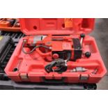 Milwaukee Cat. No. 4270-20 9-Amp Electromagnetic Drill Press Kit with Case, S/N: 373A606410255;