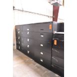 Lot - (6) 5-Drawer Steel Lateral File Cabinets