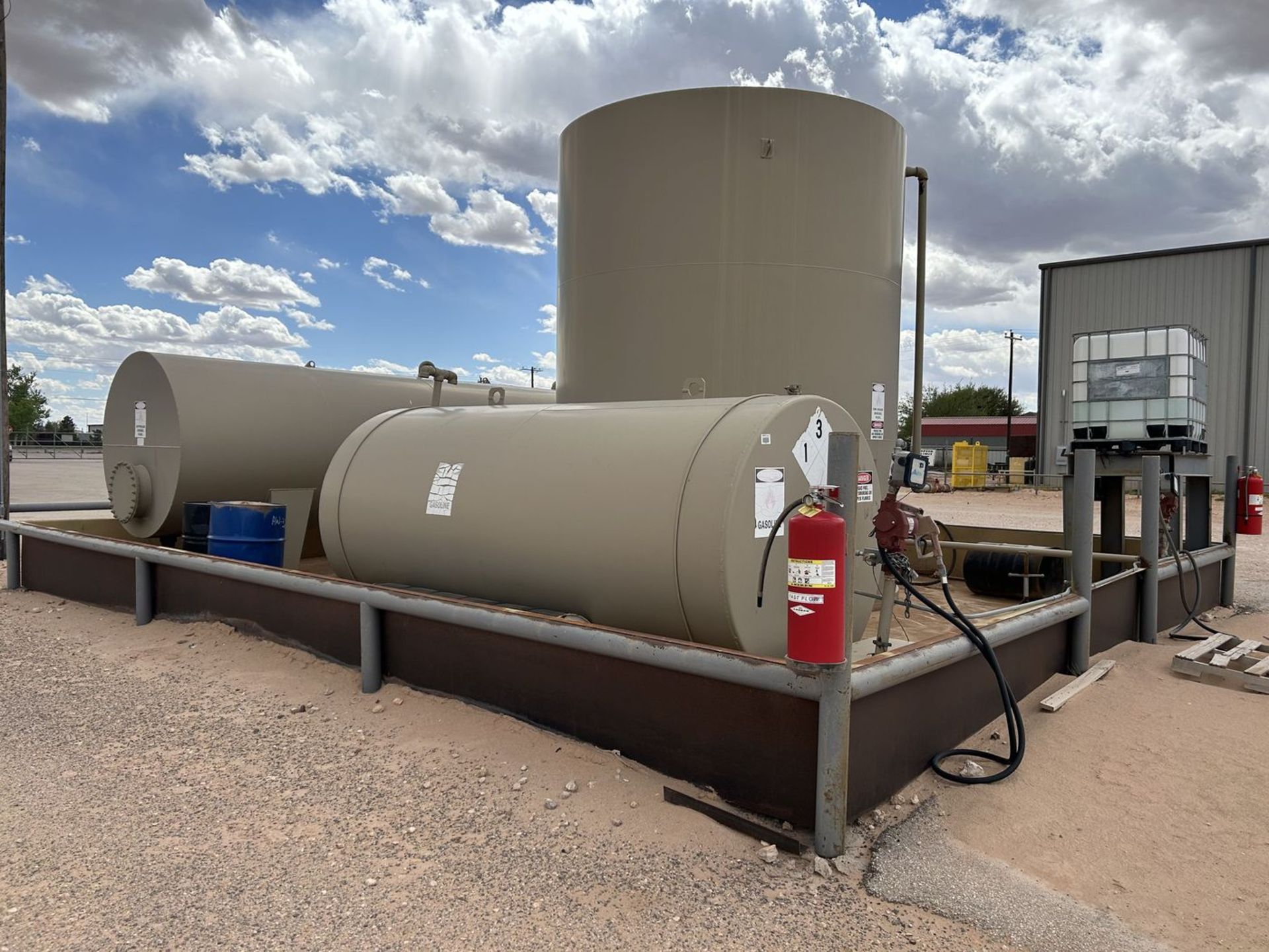 Lot - Fuel Depot to Include: 2013 Edge 5,000-Liter Horizontal Off Road Diesel Tank, S/N EMT0052,