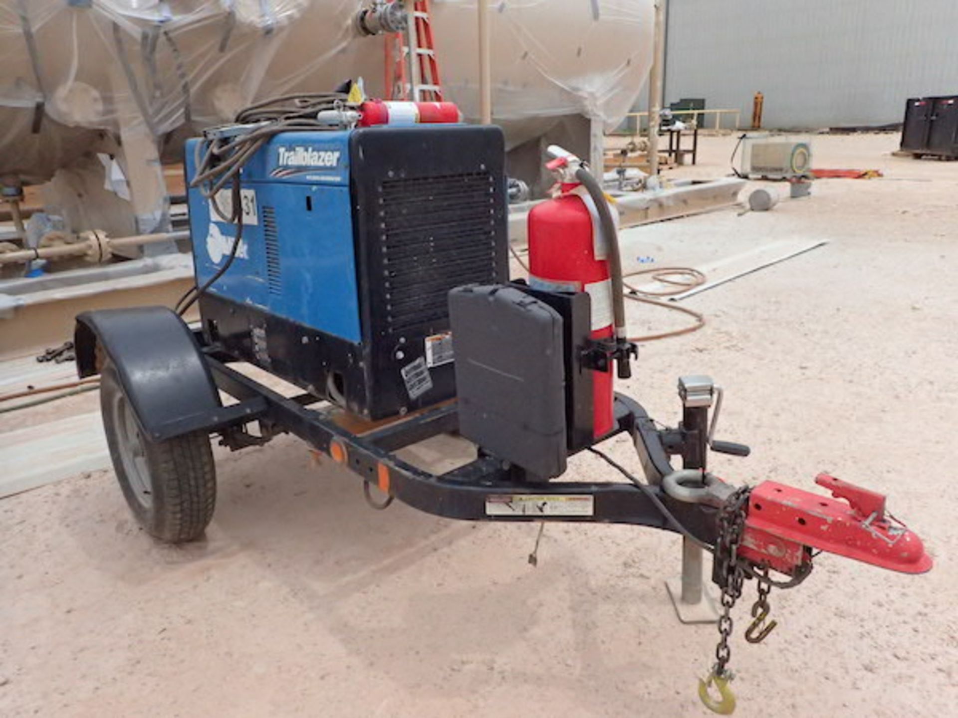 Miller Trailblazer 325 Diesel DC Welder/Generator, S/N: MH370044R (2017); Mounted on Single Axle - Image 3 of 17