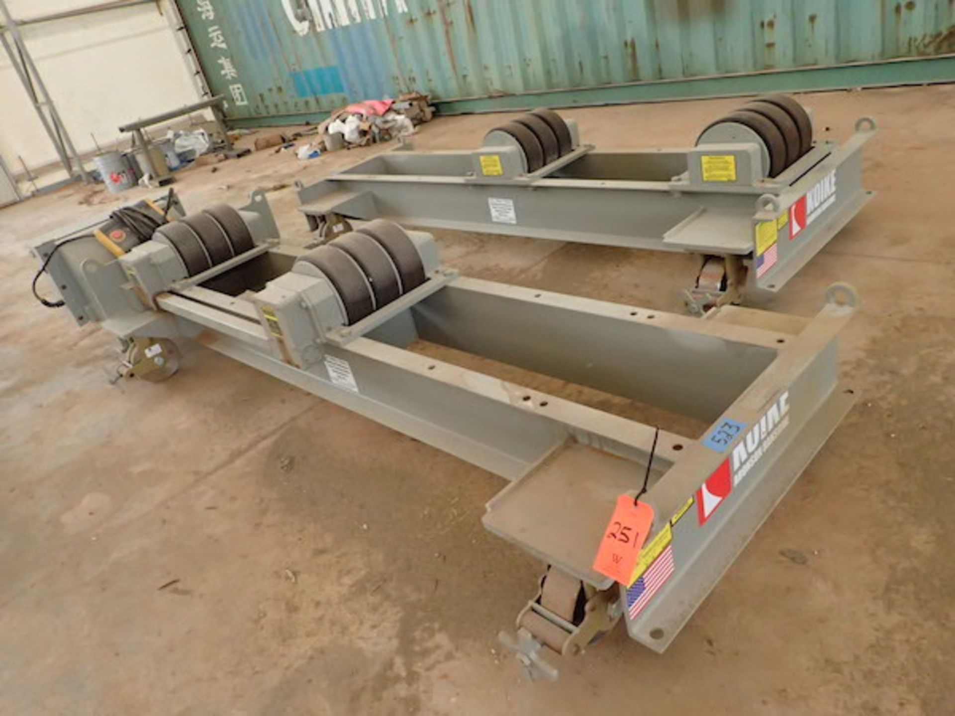 Lot - Koike Aronson Ransome 20,000 lb. Cap. Model WRD20ATR Power Turning Roll, S/N: 390940-1-1 (