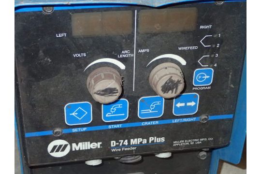 Miller 24-Volt Model D-74 MPa Plus Dual Wire Feeder, S/N: NB155030U (2021); (Ref. #: 20) - Image 2 of 6