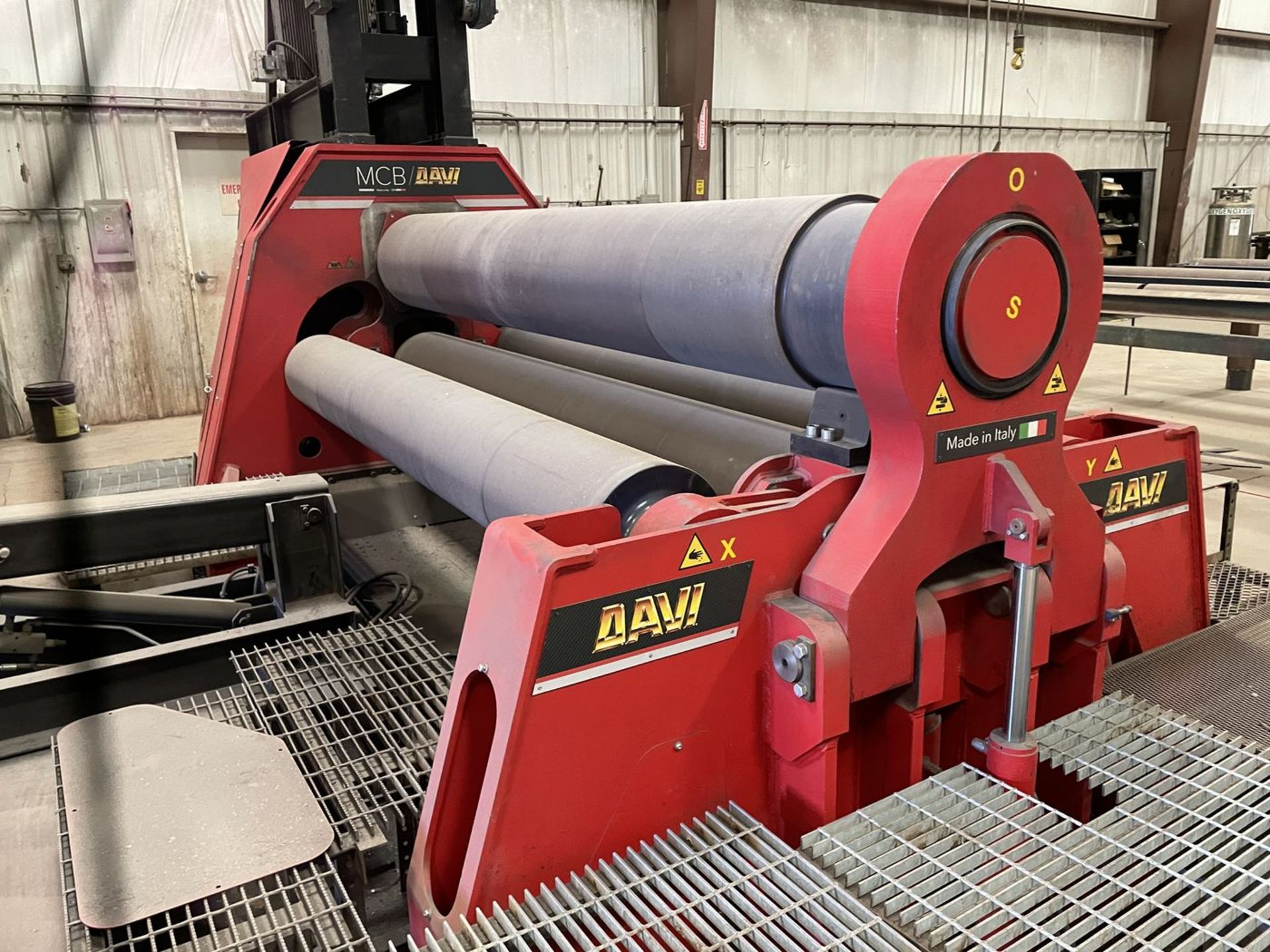 Davi 4-Roll 1-5/8 in. x 122 in. Model MCB 130 Hydraulic CNC Plate Bending Roll, S/N: 22240151 (New - Image 5 of 23