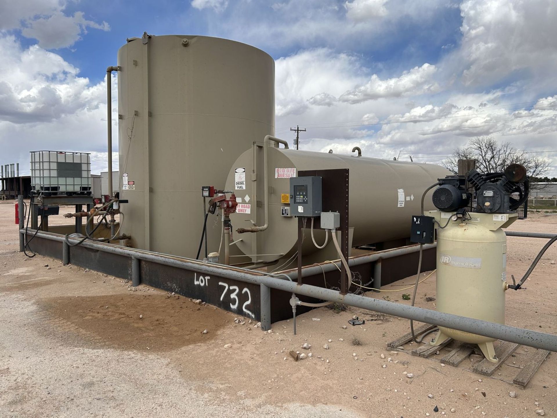 Lot - Fuel Depot to Include: 2013 Edge 5,000-Liter Horizontal Off Road Diesel Tank, S/N EMT0052, - Image 3 of 15