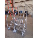 Lot - (2) Cotterman 3-Step Safety Ladders