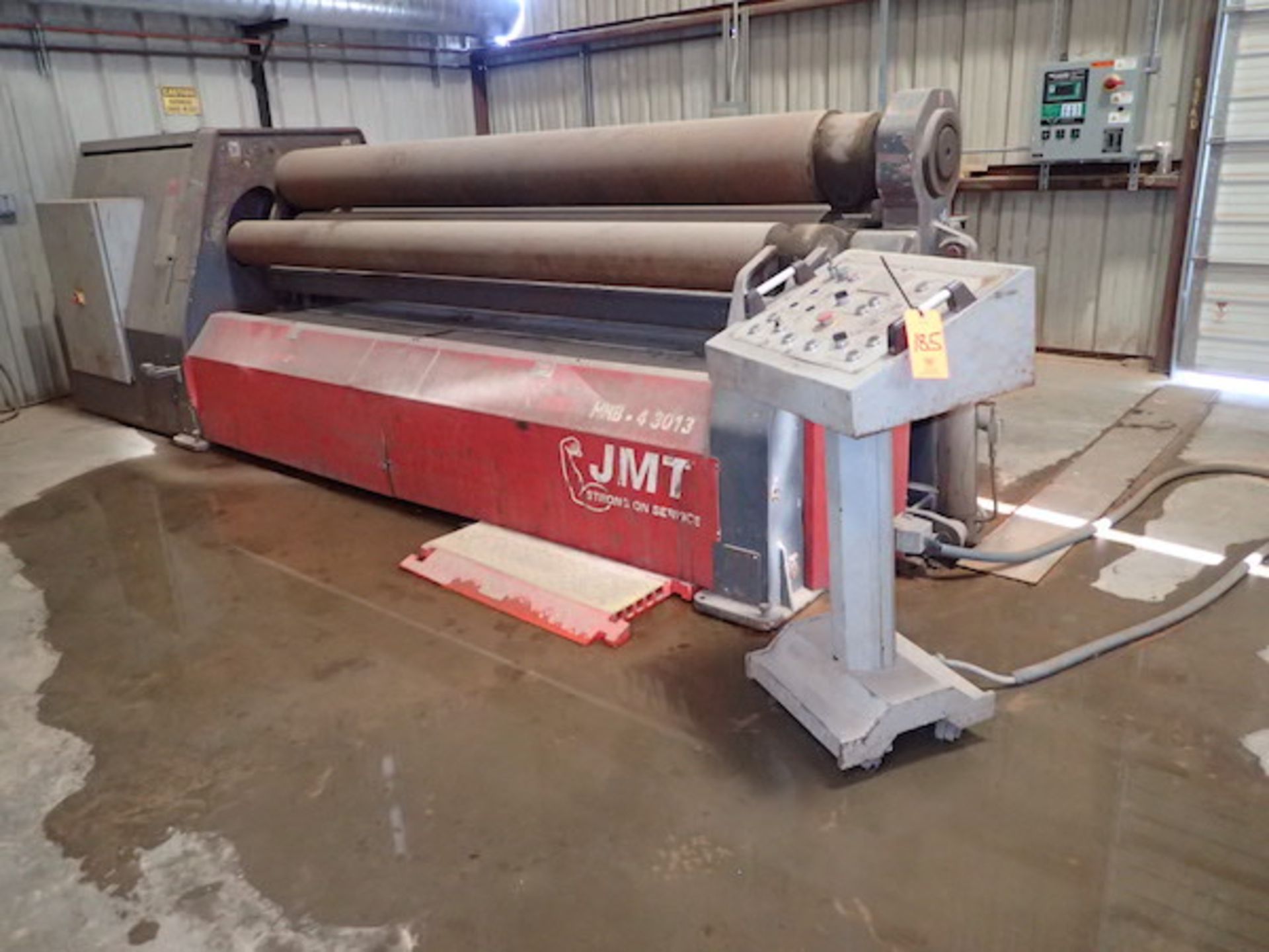 JMT 4-Roll 1/2 in. x 118 in. Model HHB-4 3013 Hydraulic CNC Plate Bending Roll, S/N: 634013038 ( - Image 2 of 11