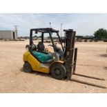 Komatsu 4,500 lb. Cap. Model FG25T16 LP Fork Lift, S/N: A224221; with 3-Stage Mast, 170 in. Reach