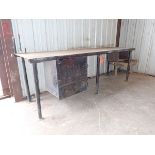 Heavy Duty Steel Workbench, with Cabinet