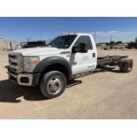 2012 Ford F-550 XLT Super Duty Regular Cab Truck Chassis, VIN: 1FDUF5HT5CEB01856; with 178 in.