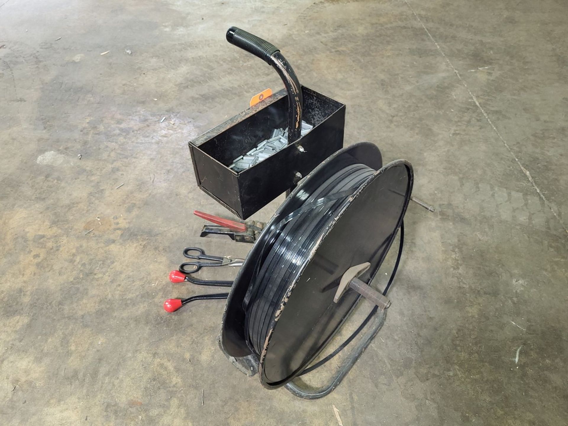 Portable Banding Cart; Nylon Strapping and (4) Banding Tools - Image 2 of 3