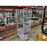 Aluminum Stationary Bakers Rack; Includes: (21) Aluminum Trays