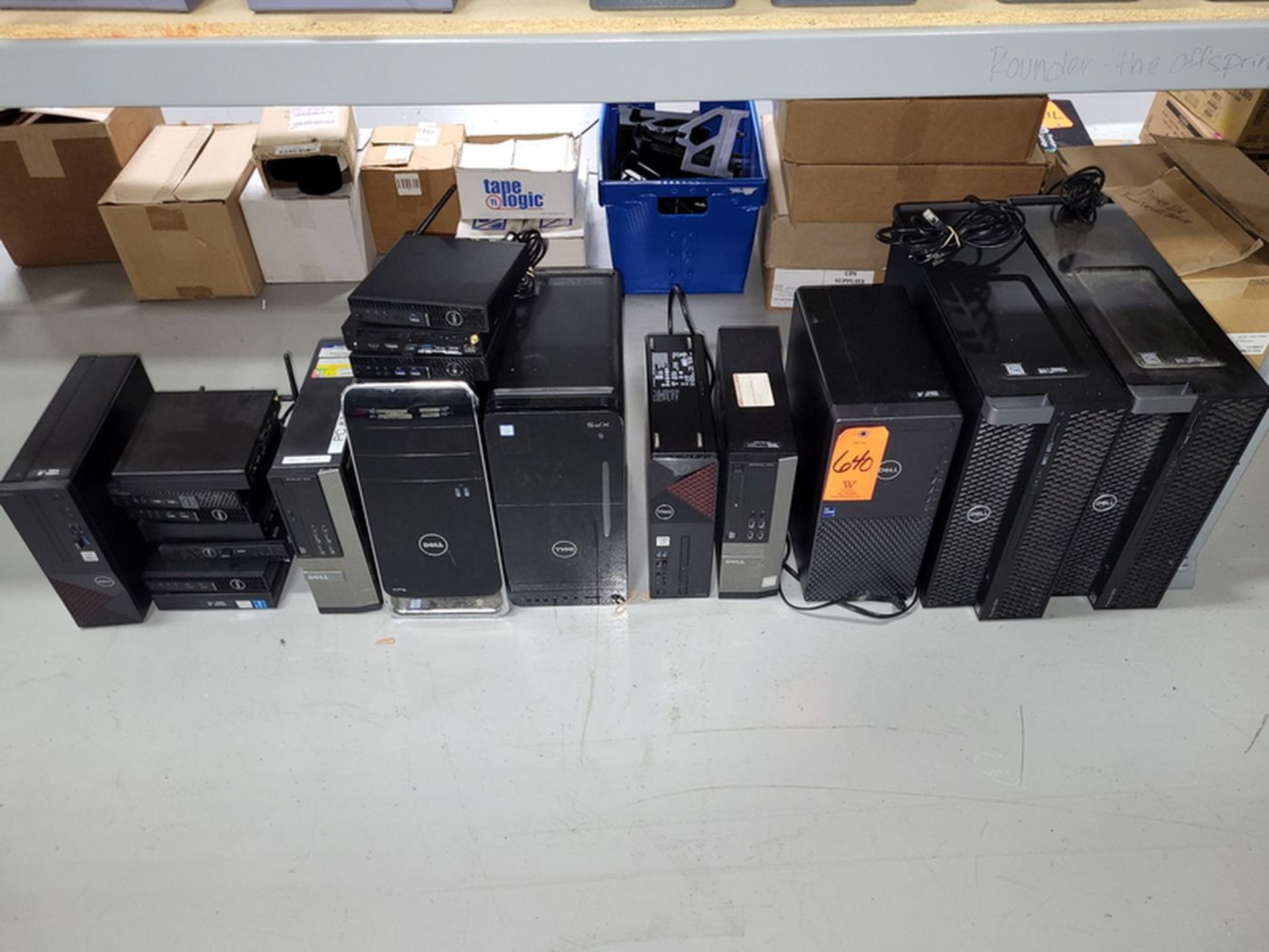 Lot - Computer Equipment; to Include: (8) Assorted CPU's, and (10) OptiPlex 3000 Series Micro PC's