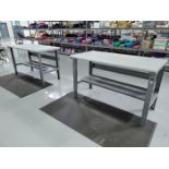 Lot - (2) Laminate Top Work Tables; 30 in. x 60 in.