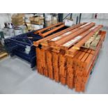 Lot - Interlake Medium Duty Pallet Racking; Disassembled, Includes (12) approx. 12 ft. Uprights, (