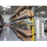 Lot - (5) Sections of Light Duty Shelving, to Include: (6) Uprights, 5-Tier with (50) Cross