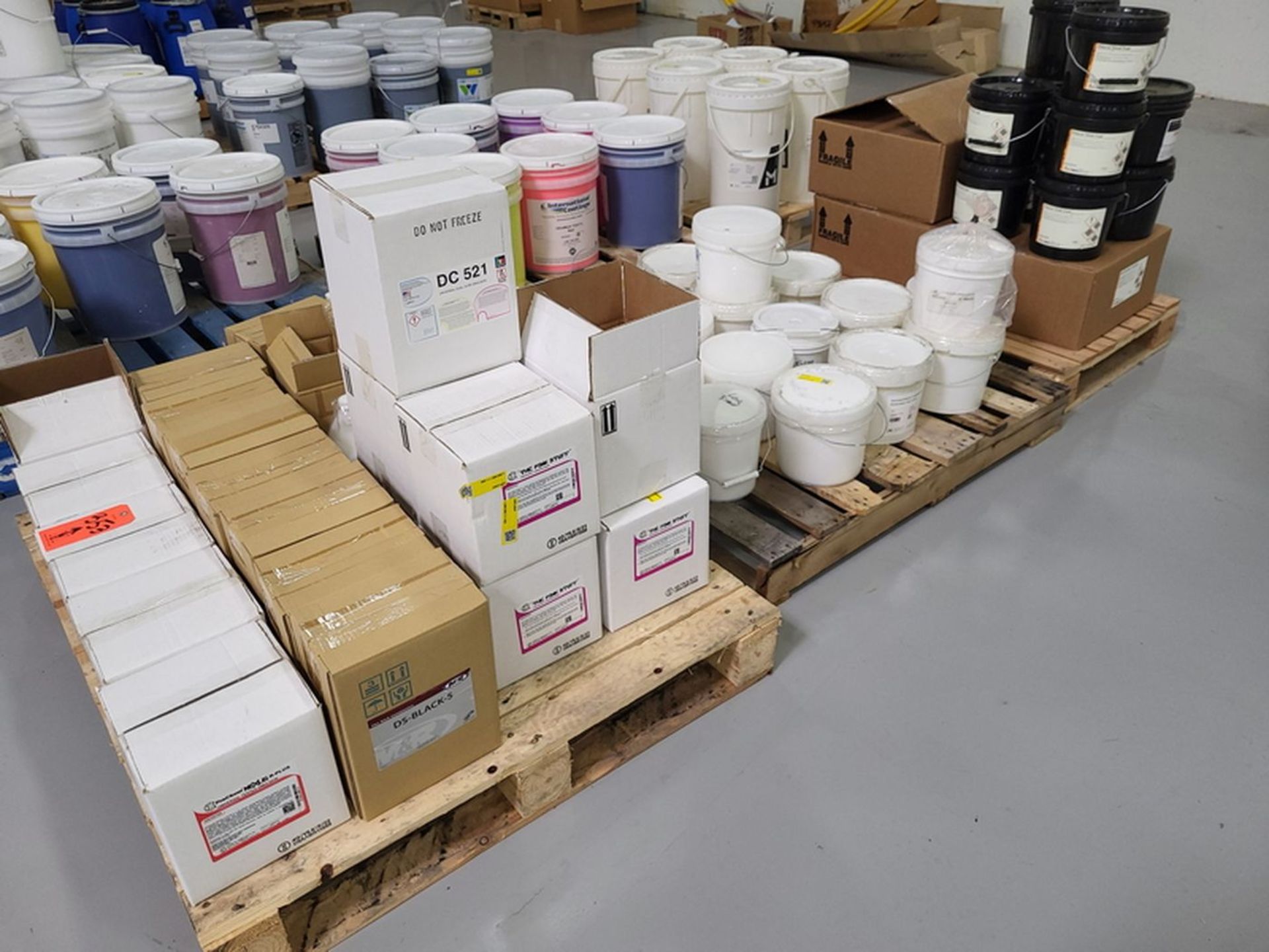 Lot - Assorted Unused Screen Print Chemicals; Includes Containers of Pure Photopolymer Emulsions,