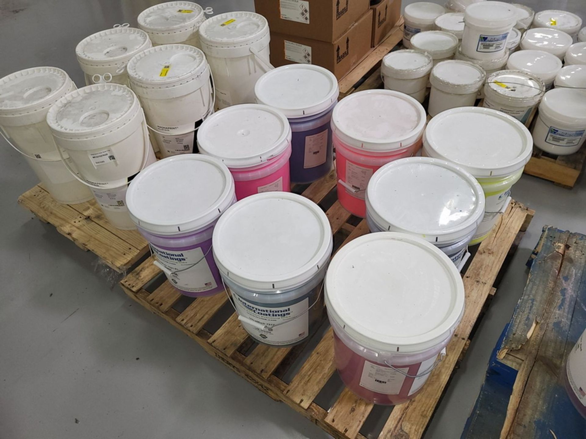 Lot - Assorted Unused Screen Print Chemicals; (16) Buckets, Includes (2) International Coatings - Image 3 of 3