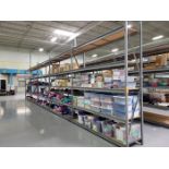 Lot - (5) Sections of Light Duty Shelving, to Include: (6) Uprights, 5-Tier with (50) Cross