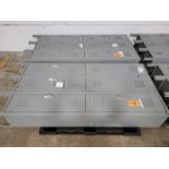 Lot - (2) 6-Door Steel Locker Units;