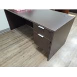 Lot - (3) Wood Desks;