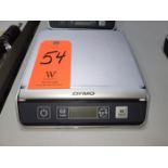 Dymo 25 lb. Cap. Model M25-US Bench-Top Digital Scale; Battery Operated