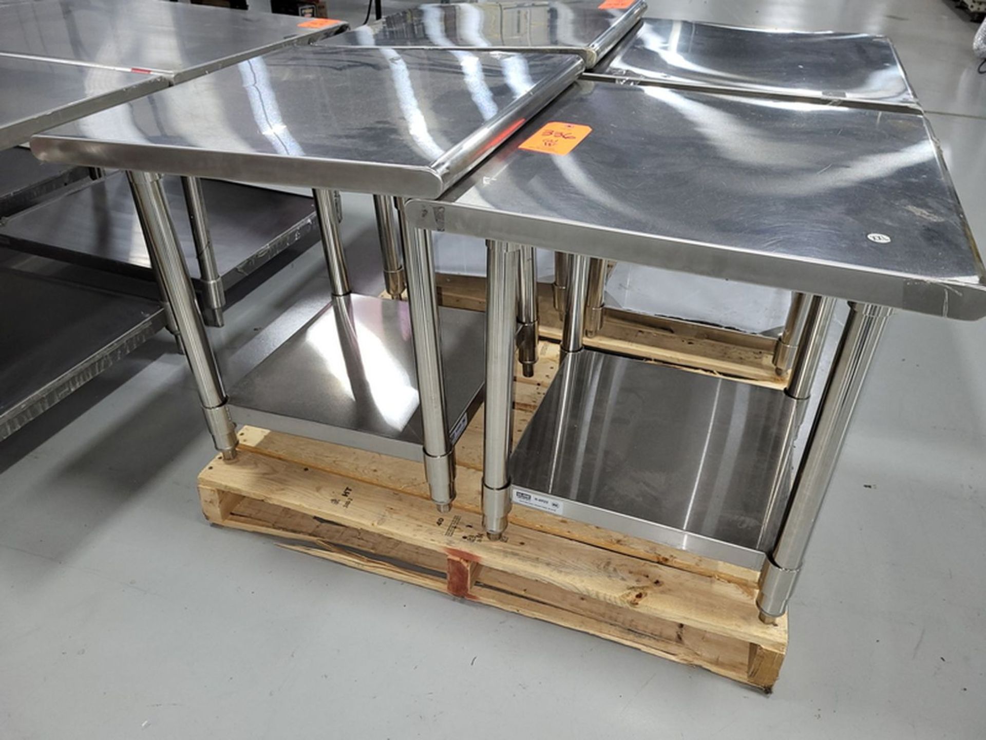 Lot - (2) Stainless Steel Tables; 24 in. w x 24 in. d x 24 in. high - Image 2 of 2