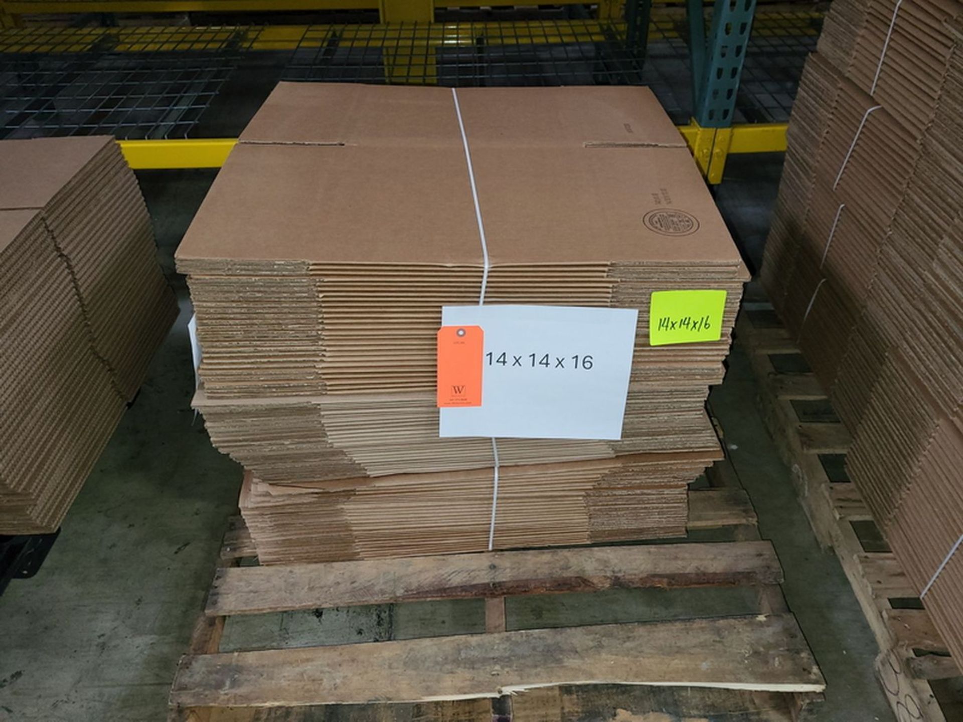 Lot - Assorted Corrugated Boxes; No Name, on (24) Pallets - Image 7 of 17