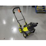 Ryobi 40V Lithium Model 4Ah Cordless Snow Thrower; Includes Battery and Charger