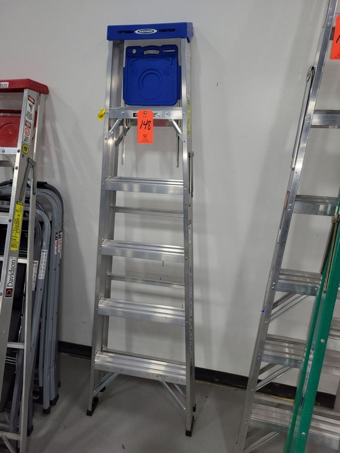 Werner 6 ft. Aluminum Ladder; 250 lb. Cap.