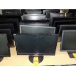 Lot - (6) Assorted (21 in. - 22 in.) Flat Screen PC Monitors;